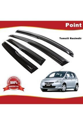 Honda Jazz Mügen Cam Rüzgarlığı 2002-2008 Arası 4 Lü Takım Image 0