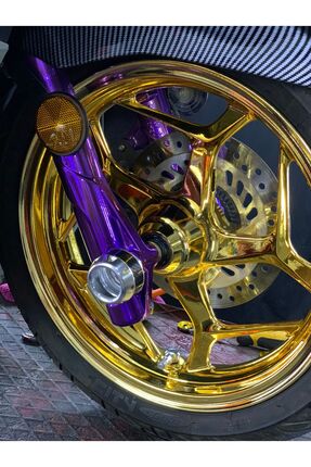 PCX,DİO ÖN JANT TAKOZU GÜMÜŞ Image 0