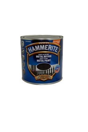 Hammerite Direkt Pas Üstü Pürüzsüz Metal Boya Siyah 0.75 Lt Image 0