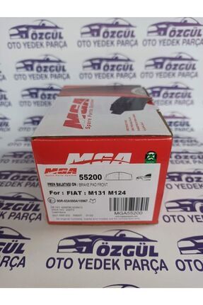55200 Fıat 131-124 Uyumlu Ön Fren Balatası Image 0