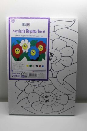 Sayılarla Boyama 25 X 35 Tuval Hobi Seti Image 0