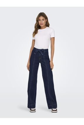 Jeans Mit Weitem Bein Onlmadison Hohe Taille Weiter Beinschnitt Jeans Image 4