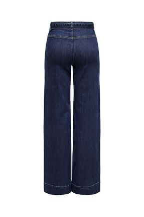 Jeans Mit Weitem Bein Onlmadison Hohe Taille Weiter Beinschnitt Jeans Image 2
