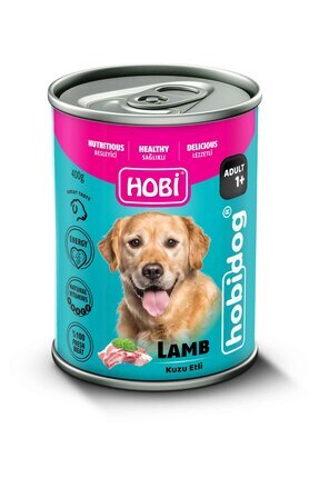 Hobi Hobidog Kuzu Etli Yetişkin Köpek Konservesi 400gr Image 0