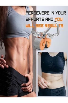 Sayaçlı Mekik Aleti Spor Aleti Dirsek Destekli Dijital Ekran Karın Egzersiz Fitness Tekerleği Image 2