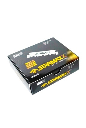 Starmaxx Xxtra Superior Platinum Tek Taraflı Ustura Berber Tıraş Bıçağı 100 Adet Jilet Image 0