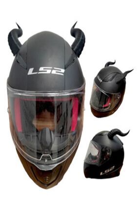Motor Kask Boynuzu Kask Süsü Şeytan Boynuzu Image 0