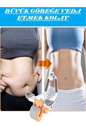 Sayaçlı Mekik Aleti Spor Aleti Dirsek Destekli Dijital Ekran Karın Egzersiz Fitness Tekerleği Image 6