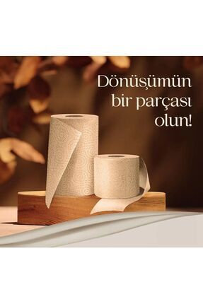 Select Nature Doğal Ve Organik Kahverengi Tuvalet Kağıdı 32 Rulo 2 Katlı Image 2