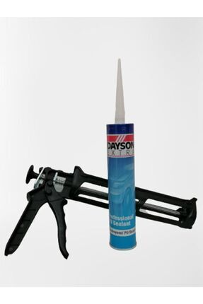 Pu Mastik Silikon Yapıştırıcı 280ml Beyaz+silikon Tabancası Image 0