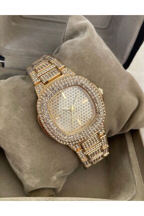 Zirkon Taşlı Patek Model Full Çelik Kadın Kol Saati Özel Kutusunda Image 0