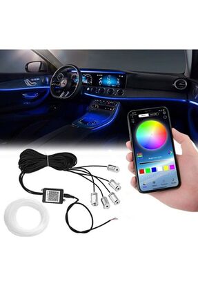 Araç Içi Ambiyans Aydınlatma - Araç Içi Neon Led - Araç Içi Ambiyans Aydınlatma Led - App Kontrol Image 0