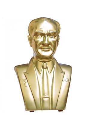 ATATÜRK BÜSTÜ 65 CM FİBERGLAS Image 0