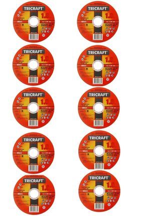 10 Adet Trıcraft 115x1x22.23 Mm Inox Kesici (MEŞEM-3301) 10 Adet Image 0