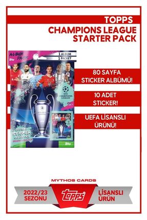2022-23 Uefa Şampiyonlar Ligi Resmi Lisanslı Sticker Koleksiyonu/başlangıç Paketi Image 0