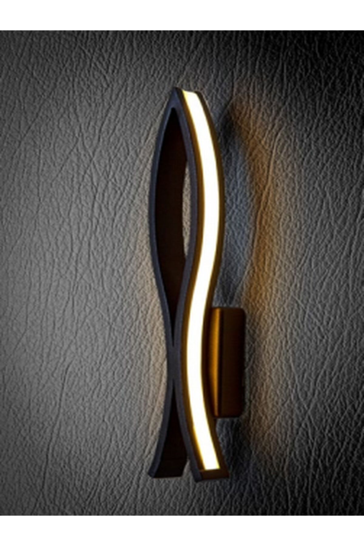 Bamyum Botin Led Aplik - Beyaz Işık - Lineer Dekoratif Lamba Kafe Restoran Merdiven Salon Retro Otel