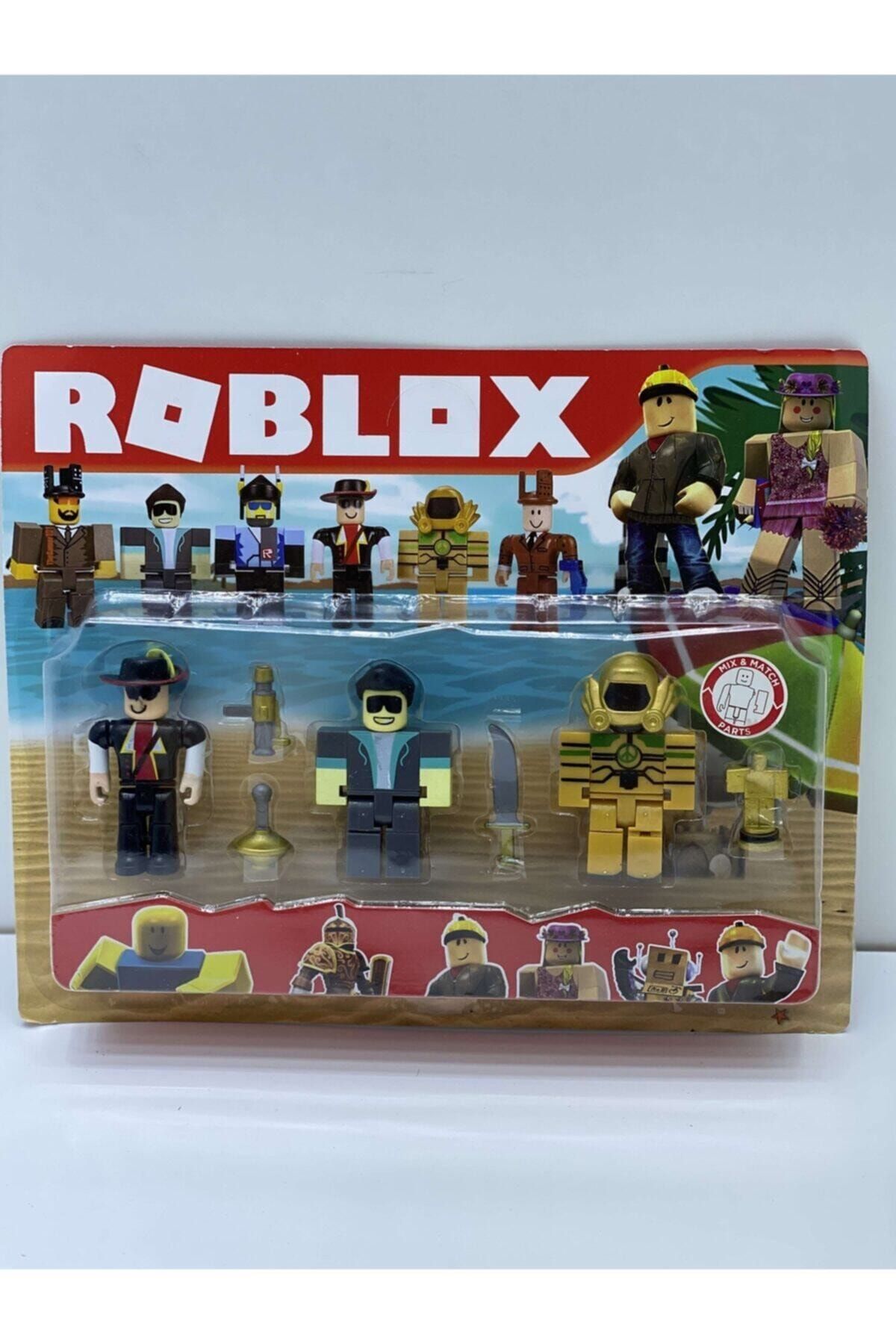 Roblox 3 Figürlü 4 Aksesuarlı 7 Parça Oyun Seti