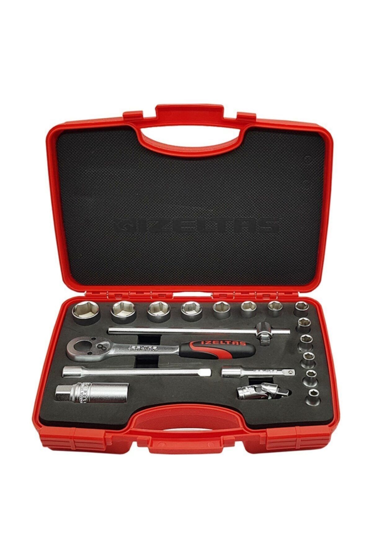 İzeltaş 3/8'' Altı Köşe Lokma Takımı 19 Parça
