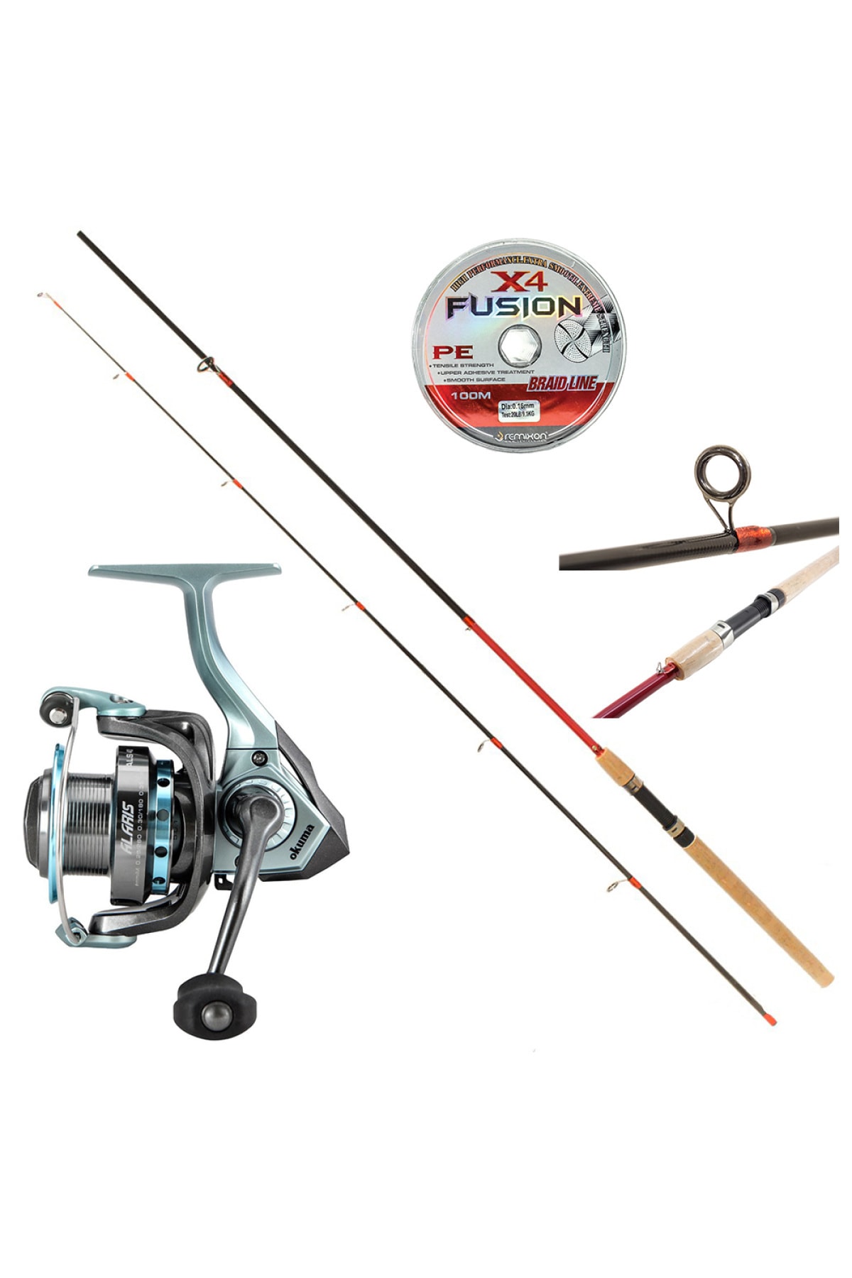 Okuma Alaris 20 - Remixon Red Zoom 210cm - Spin Set