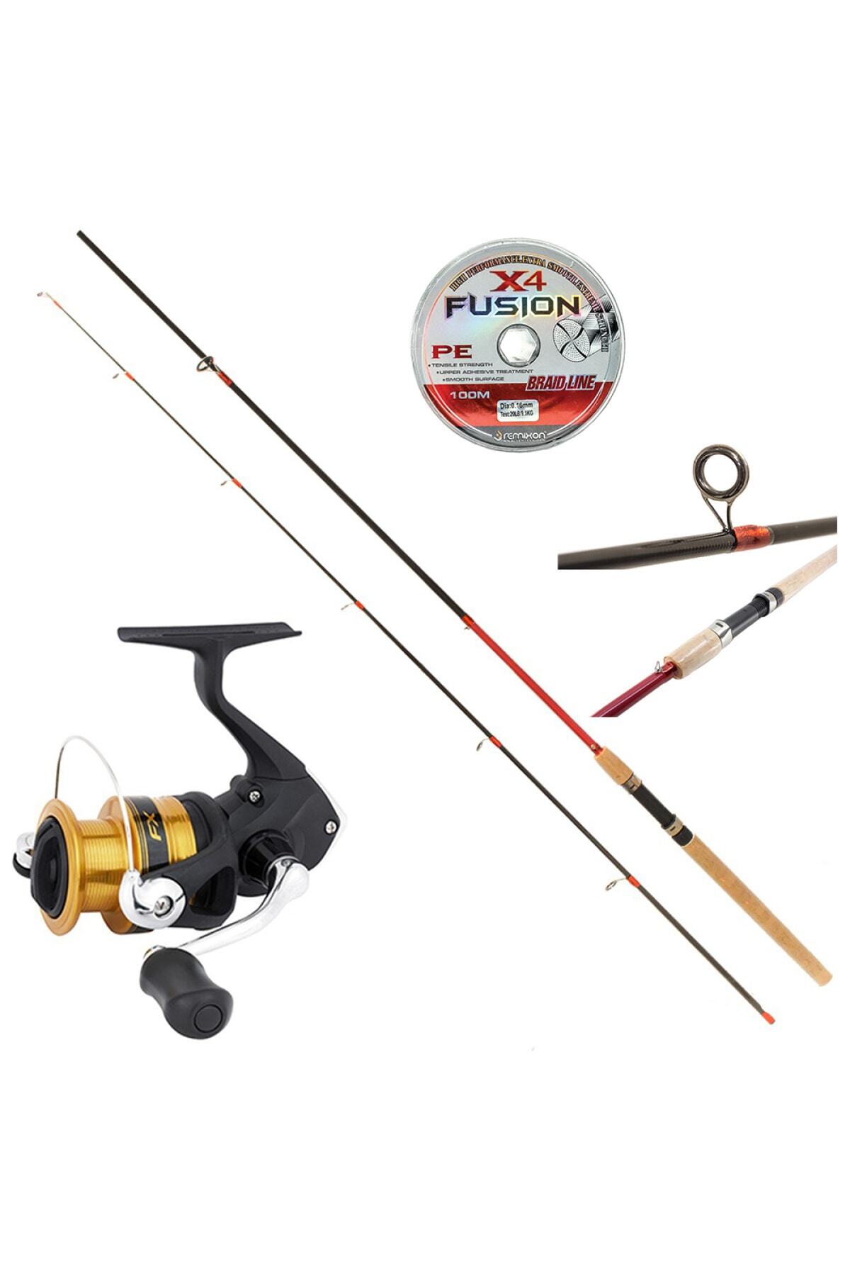 lineaffe Shimano Fx 4000 - Remixon Red Zoom 270cm - Spin Set