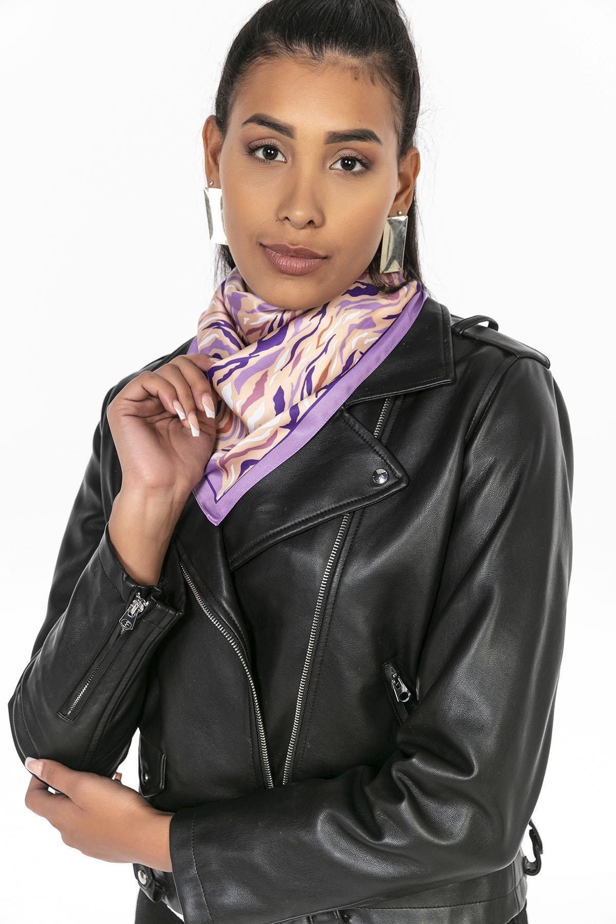 YLondon 13737 Lila Bandana Fular