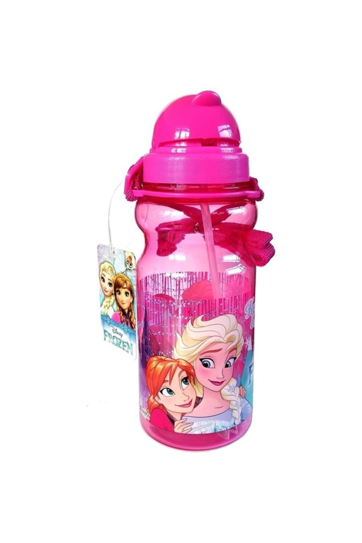 Hakan Çanta Frozen Lisanslı Şeffaf Matara - Pembe