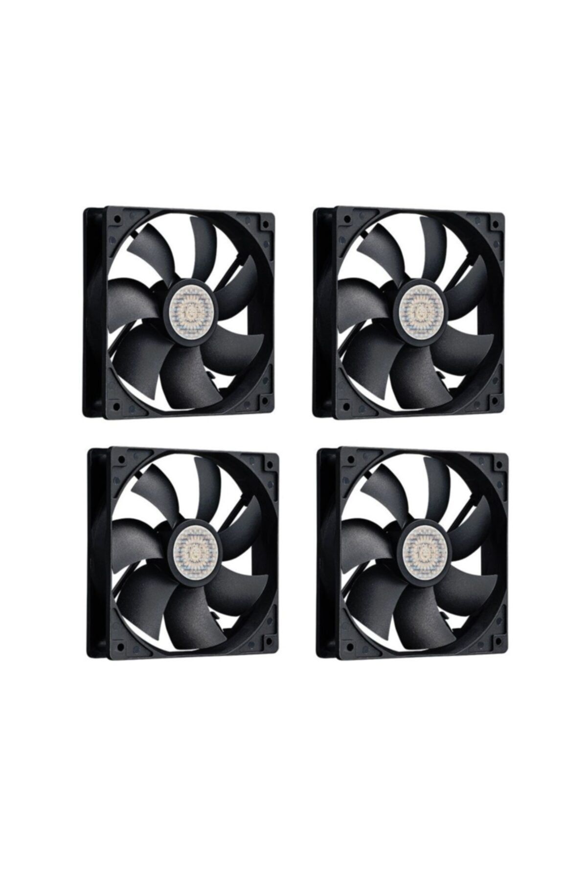 DTS Teknoloji (4 ADET) J-tech 12 Cm Geniş Kasa Soğutucu 7 Kanatlı Fan 4 Pin 7839