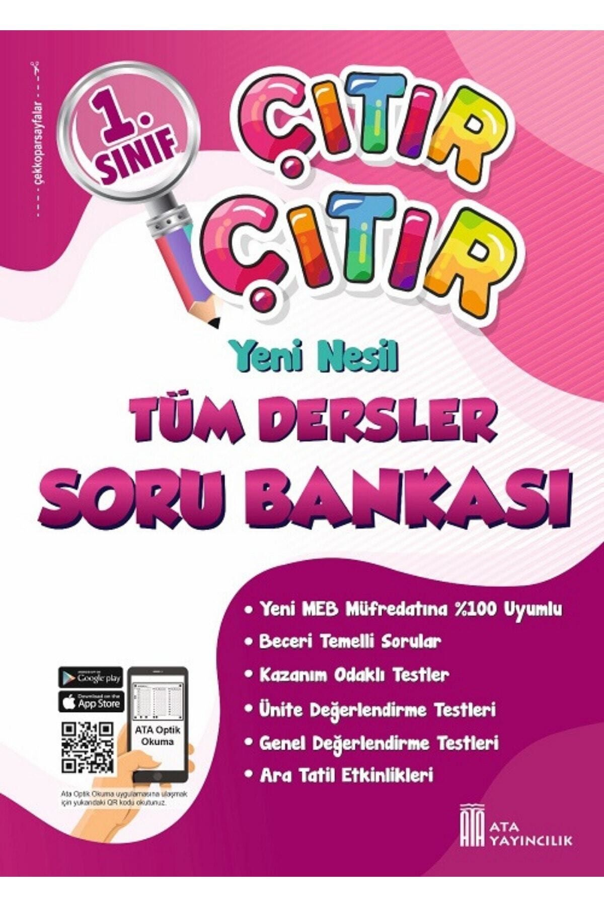 Ata Yayıncılık 1.sınıf Çıtır Çıtır Tüm Dersler Soru Bankası