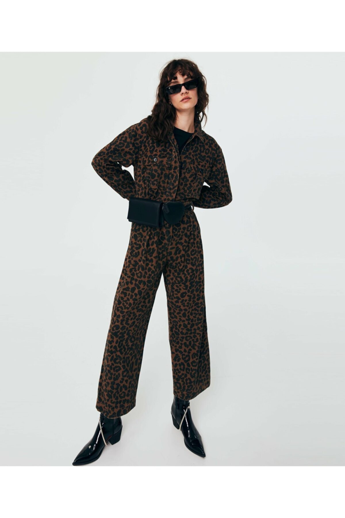 Twist Leopar Desen Tulum