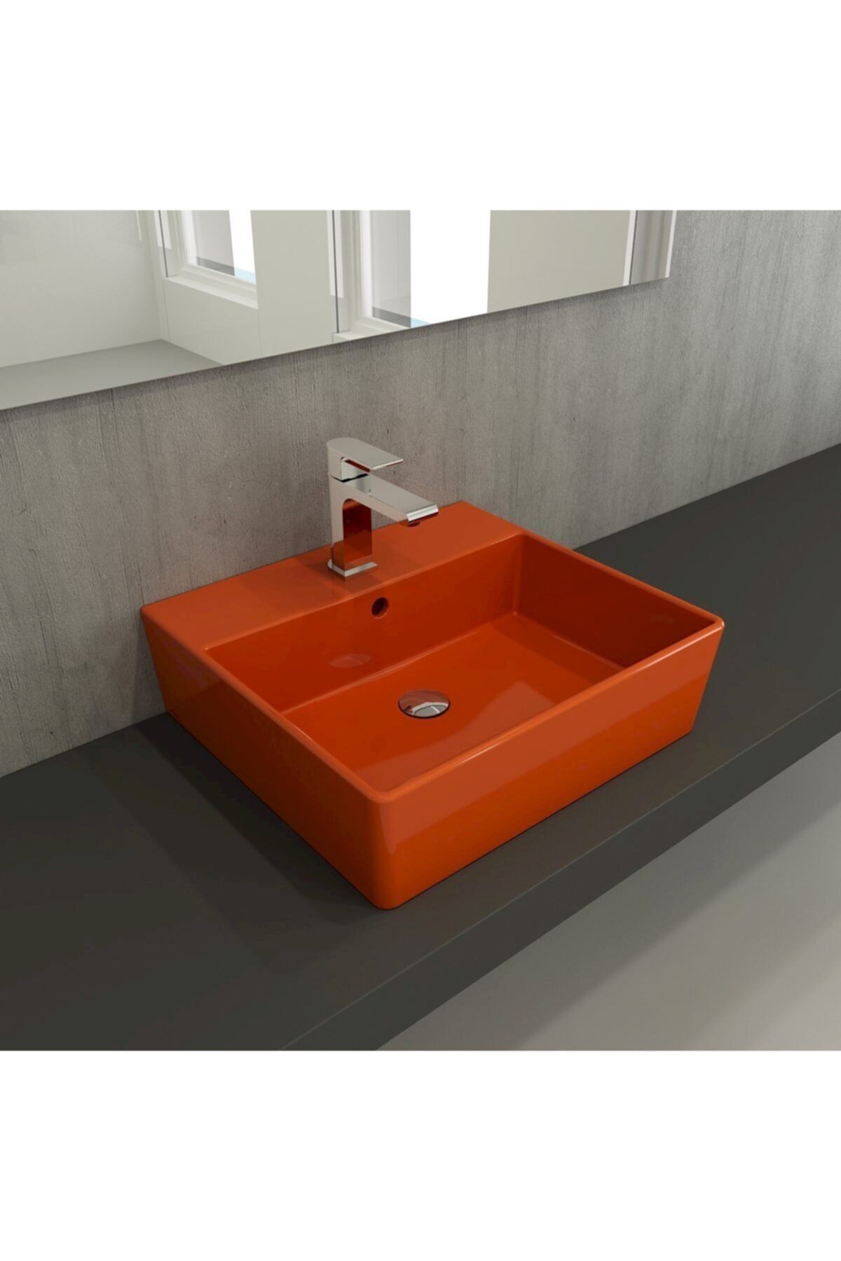 Bocchi Mılano Lavabo 50 Cm - Turuncu