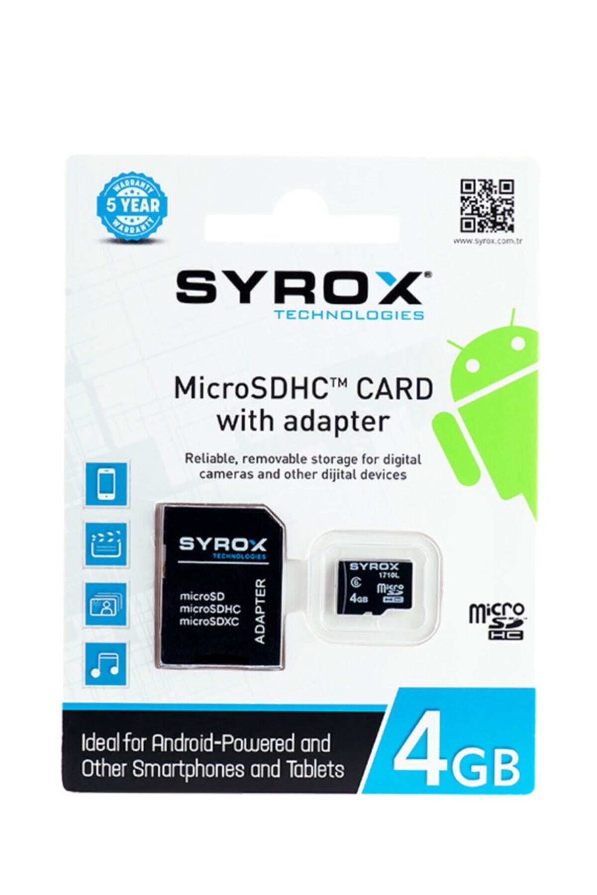 Syrox Mc4 Gb Mikrosd Hafıza Kartı