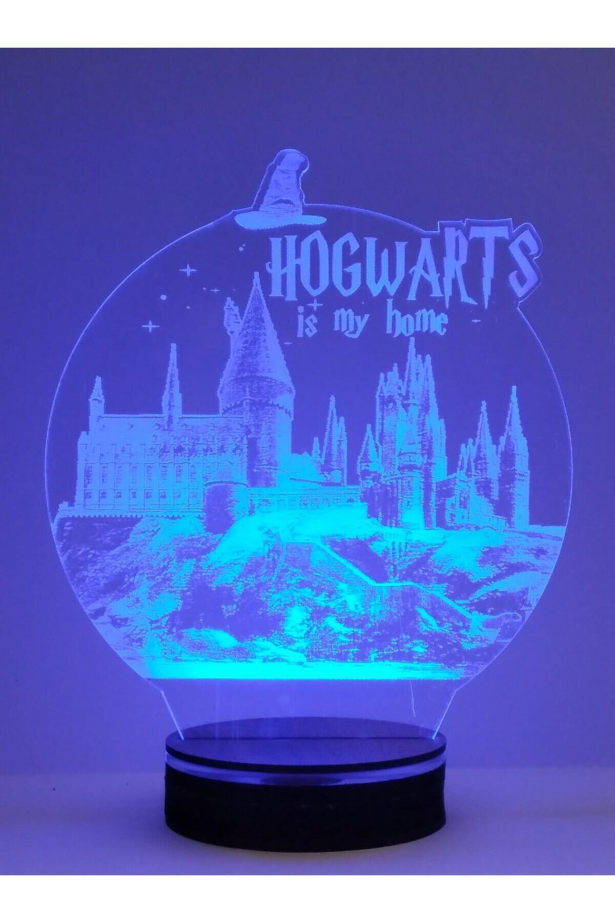 Tablo Art House Harry Potter Hogwarts 3d 3 Boyutlu Led Lamba
