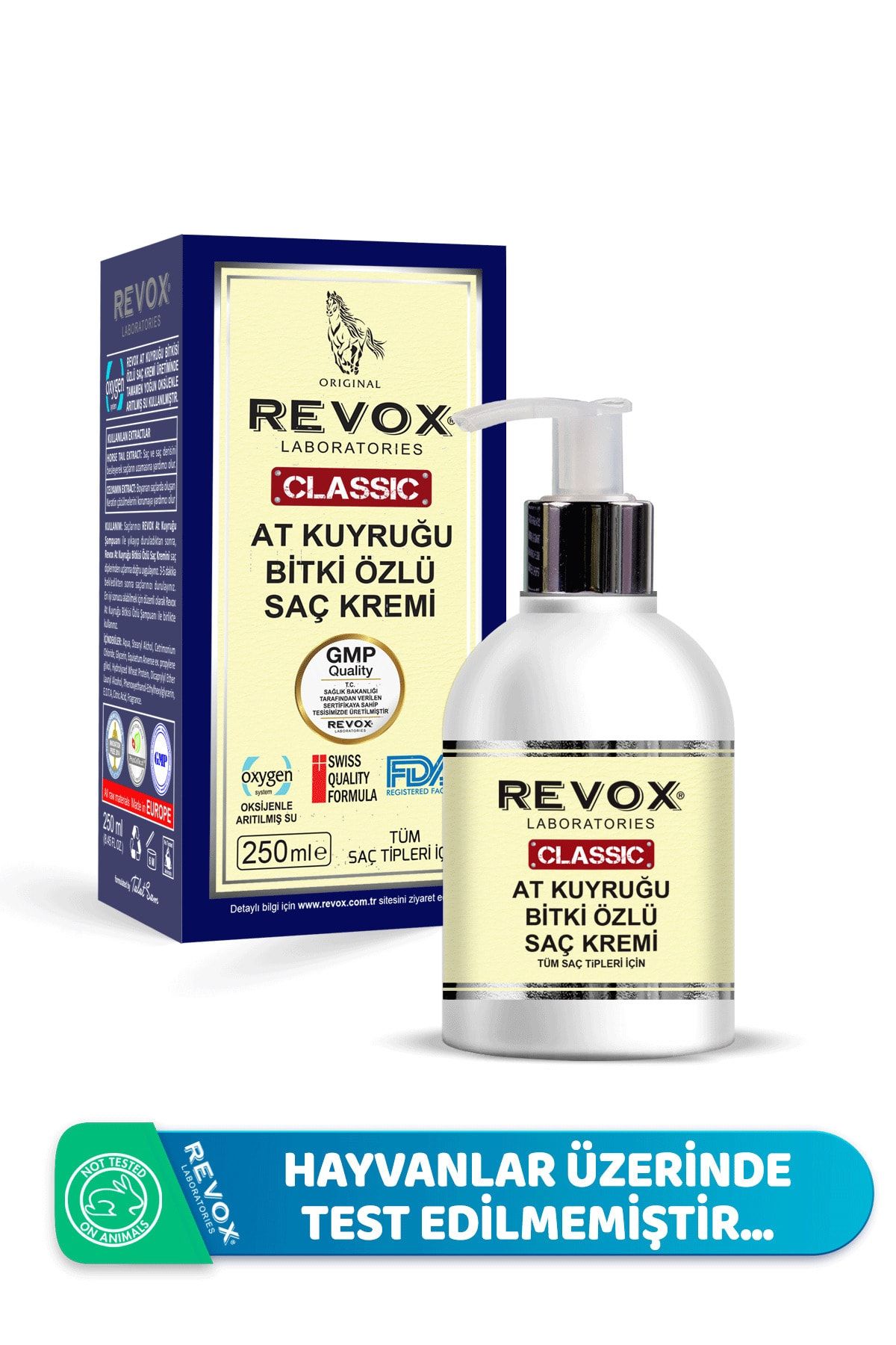 revox at kuyrugu bitki ozlu ozel sac bakim kremi 250 ml 869742964106 fiyati yorumlari trendyol