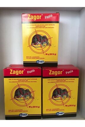 Zagor Fare Pastası Fare Yokedici 80 Gr ( 5 Adet) Image 0