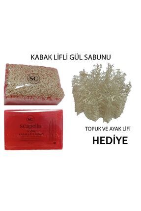 Kabak Lİfli Gül Sabunu. Image 0