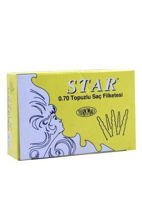 Saç Firketesi Topuzlu 0.70 150gr. Sarı Image 0
