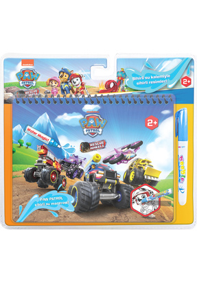 Paw Petrol Orijinal Lisanslı Nickelodeon Özel Sulu Kalem ile Sihirli Boyama Kitabı Water Magic Image 0