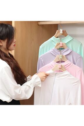 Askı Aparatı 20 Adet Dolap Içi Düzenleyici Gömlek Elbise Giysi Askı Kancası Askı Çoklayıcı bluvex Image 2