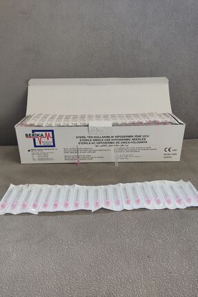 18G 38 mm iğne pembe uç 500 lü kutu Image 0