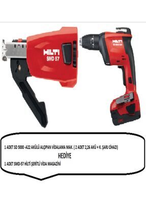 HİLTİ NURON  Sd5000-a22akülü Alçıpan Vidalama Makinesi+ Şeritli Vida Magazini Smd 57 Hediye Image 0