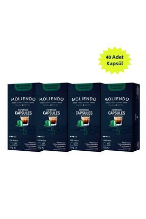 Alüminyum Kapsül Kahve No:5 Avantaj Paketi (40 Adet Nespresso Uyumlu Alüminyum Kapsül Kahve) Image 0