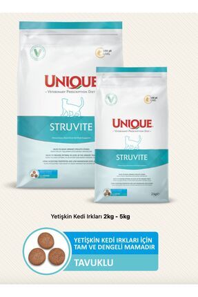 Unique Kediler Için Struvite Idrar Taşları Giderici Kuru Mama 5kg Image 0