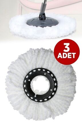 Paspas Yedeği Mikrofiber Mop Vilada Ucu 3 Adet Image 0
