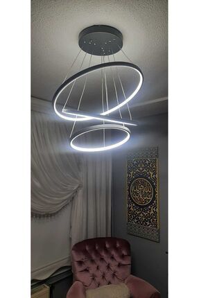 Led Avize Sarkıt 3renk - Pamir 60 Cm Image 0