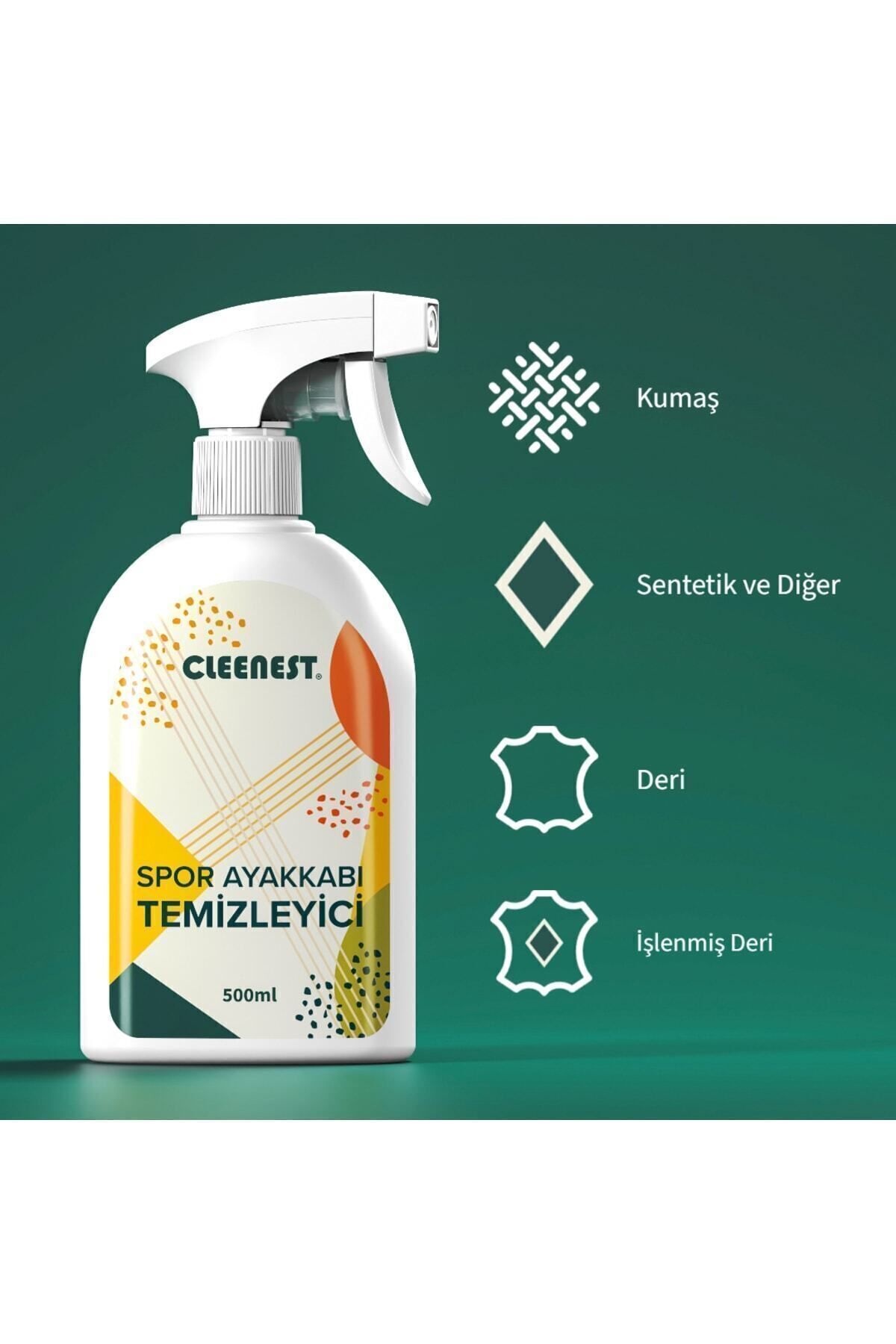 اسپری تمیز کننده کفش ورزشی سفید و رنگی 500 میلی لیتر