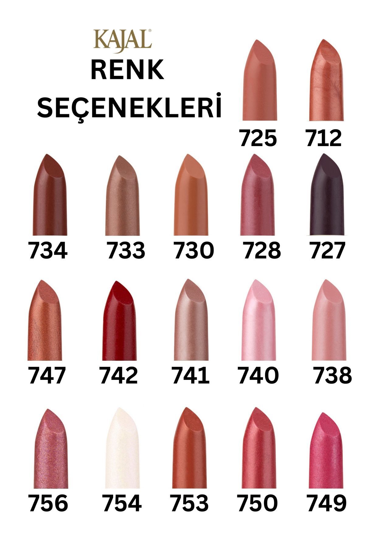 رژ لب قهوه ای دارچین و رژ لب قهوه ای دارچین - شماره: 775