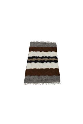 Yeni El Dokuma Tiftik Siirt Battaniyesi Yün Kilim 0019 Image 0