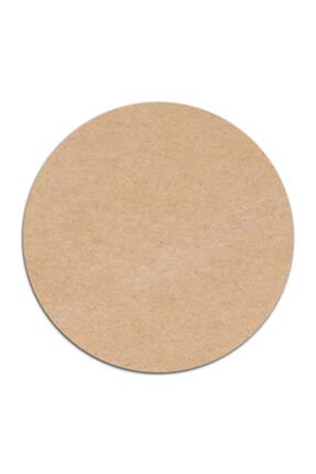 12 Adet 33 Cm Çap 3 Mm (2.5 MM) Ham Mdf Duralit Daire Plaka Supla 33cap123mm Image 0