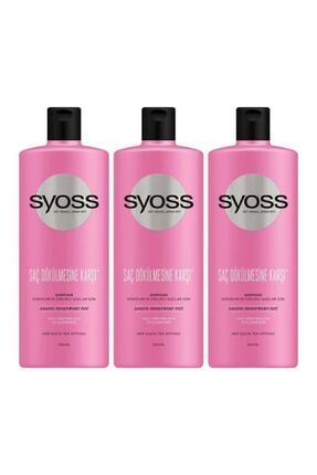 Saç Dökülmesine Karşı Şampuan 500 ml - 3 Adet - Güçlü Koruma Image 0