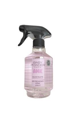 Air Refreshener Sprey Bebek Pudrası Kokulu Oda Spreyi Pembe 400 Ml Image 0